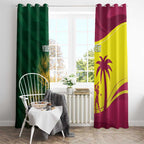South Africa West Indies Cricket Custom Window Curtain Proteas Windies Together - Aussie Hoodie