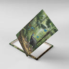 Australia Daintree Rainforest Canvas Wall Art Tropical Rainforest Cassowaries Oil Paint Draw - Aussie Hoodie