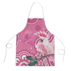 Australia Breast Cancer Awareness Apron Pink Cockatoo Ribbon Aboriginal Art - Aussie Hoodie