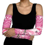 Australia Breast Cancer Awareness Arm Sleeves Pink Cockatoo Ribbon Aboriginal Art - Aussie Hoodie