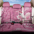 Australia Breast Cancer Awareness Back Car Seat Cover Pink Cockatoo Ribbon Aboriginal Art - Aussie Hoodie