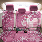 Australia Breast Cancer Awareness Back Car Seat Cover Pink Cockatoo Ribbon Aboriginal Art - Aussie Hoodie