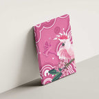 Australia Breast Cancer Awareness Canvas Wall Art Pink Cockatoo Ribbon Aboriginal Art - Aussie Hoodie