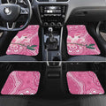 Australia Breast Cancer Awareness Car Mats Pink Cockatoo Ribbon Aboriginal Art - Aussie Hoodie