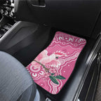 Australia Breast Cancer Awareness Car Mats Pink Cockatoo Ribbon Aboriginal Art - Aussie Hoodie