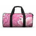 Australia Breast Cancer Awareness Duffle Bag Pink Cockatoo Ribbon Aboriginal Art