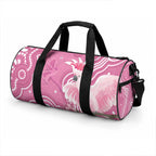 Australia Breast Cancer Awareness Duffle Bag Pink Cockatoo Ribbon Aboriginal Art
