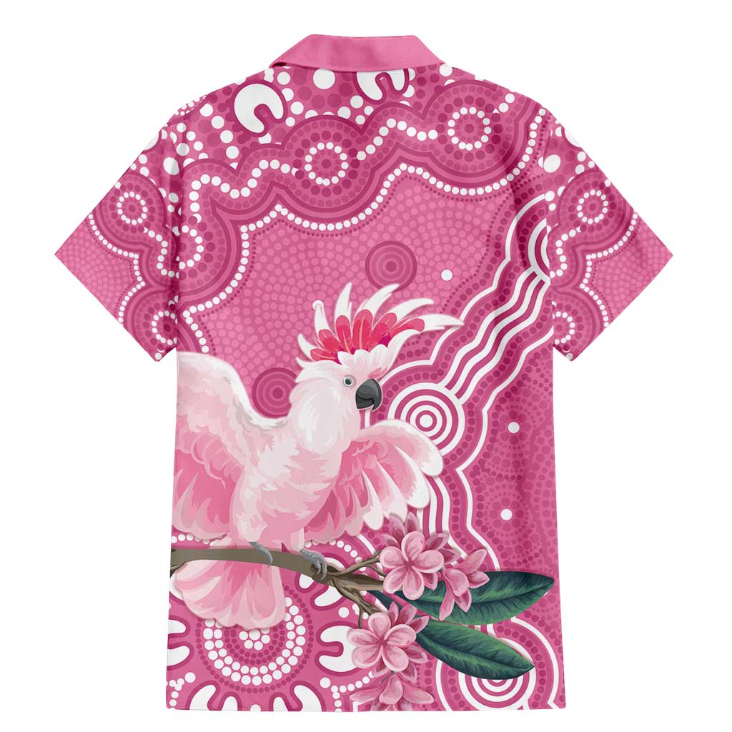 Australia Breast Cancer Awareness Family Matching Mermaid Dress and Hawaiian Shirt Pink Cockatoo Ribbon Aboriginal Art - Aussie Hoodie