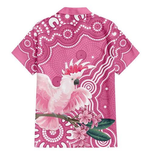 Australia Breast Cancer Awareness Family Matching Mermaid Dress and Hawaiian Shirt Pink Cockatoo Ribbon Aboriginal Art - Aussie Hoodie