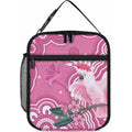 Australia Breast Cancer Awareness Lunch Bag Pink Cockatoo Ribbon Aboriginal Art