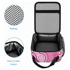 Australia Breast Cancer Awareness Lunch Bag Pink Cockatoo Ribbon Aboriginal Art