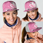 Australia Breast Cancer Awareness Mesh Trucker Cap Pink Cockatoo Ribbon Aboriginal Art - Aussie Hoodie