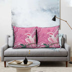 Australia Breast Cancer Awareness Pillow Cover Pink Cockatoo Ribbon Aboriginal Art - Aussie Hoodie