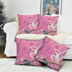 Australia Breast Cancer Awareness Pillow Cover Pink Cockatoo Ribbon Aboriginal Art - Aussie Hoodie