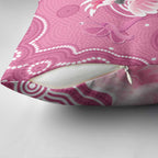 Australia Breast Cancer Awareness Pillow Cover Pink Cockatoo Ribbon Aboriginal Art - Aussie Hoodie