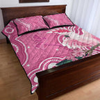 Australia Breast Cancer Awareness Quilt Bed Set Pink Cockatoo Ribbon Aboriginal Art - Aussie Hoodie