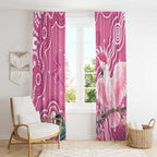 Australia Breast Cancer Awareness Window Curtain Pink Cockatoo Ribbon Aboriginal Art - Aussie Hoodie