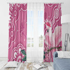 Australia Breast Cancer Awareness Window Curtain Pink Cockatoo Ribbon Aboriginal Art - Aussie Hoodie