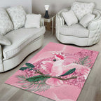 Pink Cockatoo Australia Area Rug Aussie Cacatua Leadbeateri - Aboriginal Art