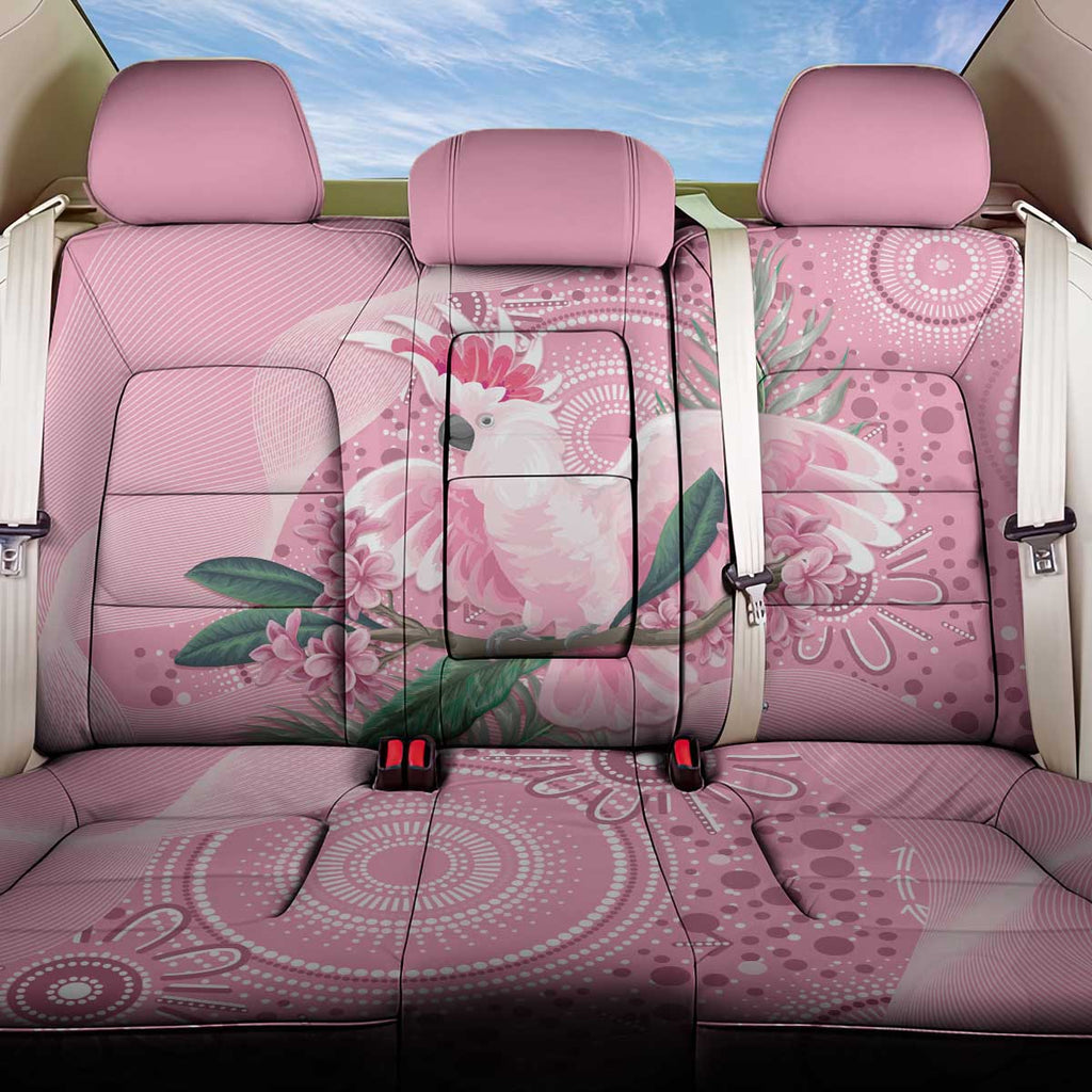 Pink Cockatoo Australia Back Car Seat Cover Aussie Cacatua Leadbeateri - Aboriginal Art