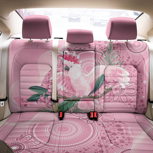 Pink Cockatoo Australia Back Car Seat Cover Aussie Cacatua Leadbeateri - Aboriginal Art
