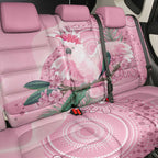 Pink Cockatoo Australia Back Car Seat Cover Aussie Cacatua Leadbeateri - Aboriginal Art