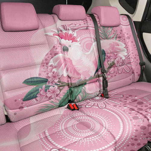 Pink Cockatoo Australia Back Car Seat Cover Aussie Cacatua Leadbeateri - Aboriginal Art