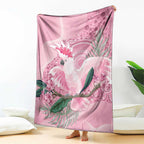Pink Cockatoo Australia Blanket Aussie Cacatua Leadbeateri - Aboriginal Art