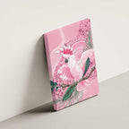 Pink Cockatoo Australia Canvas Wall Art Aussie Cacatua Leadbeateri - Aboriginal Art