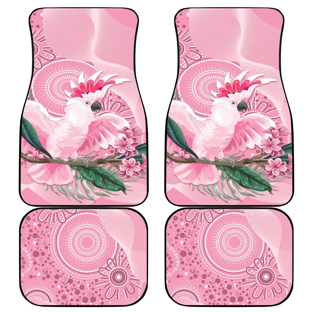 Pink Cockatoo Australia Car Mats Aussie Cacatua Leadbeateri - Aboriginal Art