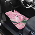 Pink Cockatoo Australia Car Mats Aussie Cacatua Leadbeateri - Aboriginal Art
