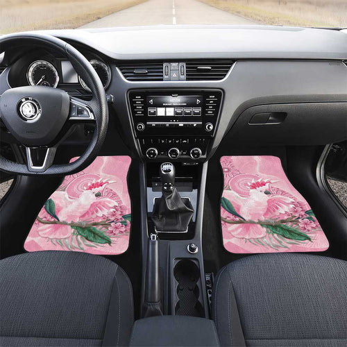 Pink Cockatoo Australia Car Mats Aussie Cacatua Leadbeateri - Aboriginal Art