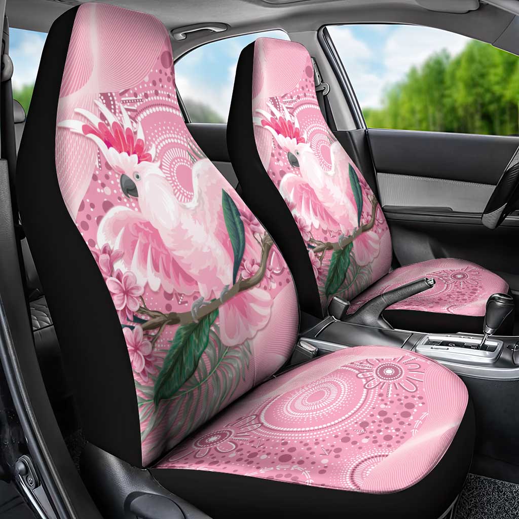 Pink Cockatoo Australia Car Seat Cover Aussie Cacatua Leadbeateri - Aboriginal Art