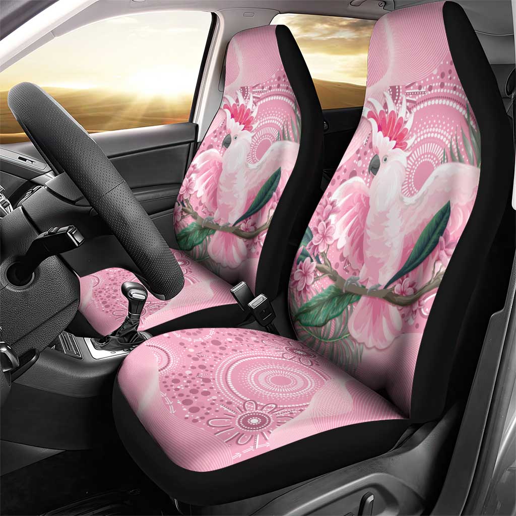 Pink Cockatoo Australia Car Seat Cover Aussie Cacatua Leadbeateri - Aboriginal Art