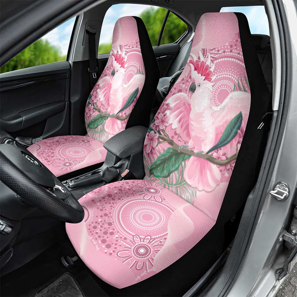 Pink Cockatoo Australia Car Seat Cover Aussie Cacatua Leadbeateri - Aboriginal Art