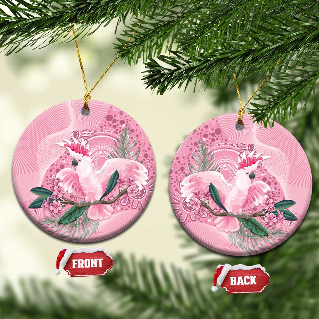 Pink Cockatoo Australia Ceramic Ornament Aussie Cacatua Leadbeateri - Aboriginal Art