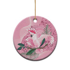 Pink Cockatoo Australia Ceramic Ornament Aussie Cacatua Leadbeateri - Aboriginal Art