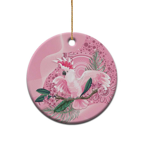 Pink Cockatoo Australia Ceramic Ornament Aussie Cacatua Leadbeateri - Aboriginal Art