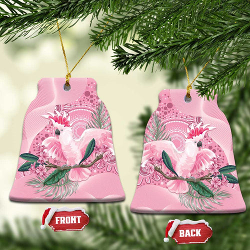 Pink Cockatoo Australia Ceramic Ornament Aussie Cacatua Leadbeateri - Aboriginal Art