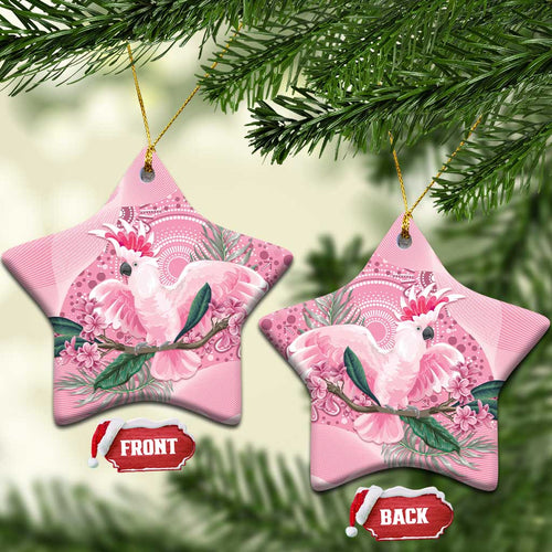 Pink Cockatoo Australia Ceramic Ornament Aussie Cacatua Leadbeateri - Aboriginal Art
