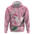 Pink Cockatoo Australia Hoodie Aussie Cacatua Leadbeateri - Aboriginal Art