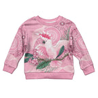 Pink Cockatoo Australia Kid Ugly Christmas Sweater Aussie Cacatua Leadbeateri - Aboriginal Art