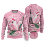 Pink Cockatoo Australia Ugly Christmas Sweater Aussie Cacatua Leadbeateri - Aboriginal Art
