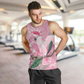 Pink Cockatoo Australia Men Tank Top Aussie Cacatua Leadbeateri - Aboriginal Art