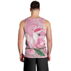 Pink Cockatoo Australia Men Tank Top Aussie Cacatua Leadbeateri - Aboriginal Art