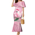 Pink Cockatoo Australia Mermaid Dress Aussie Cacatua Leadbeateri - Aboriginal Art