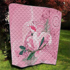 Pink Cockatoo Australia Quilt Aussie Cacatua Leadbeateri - Aboriginal Art