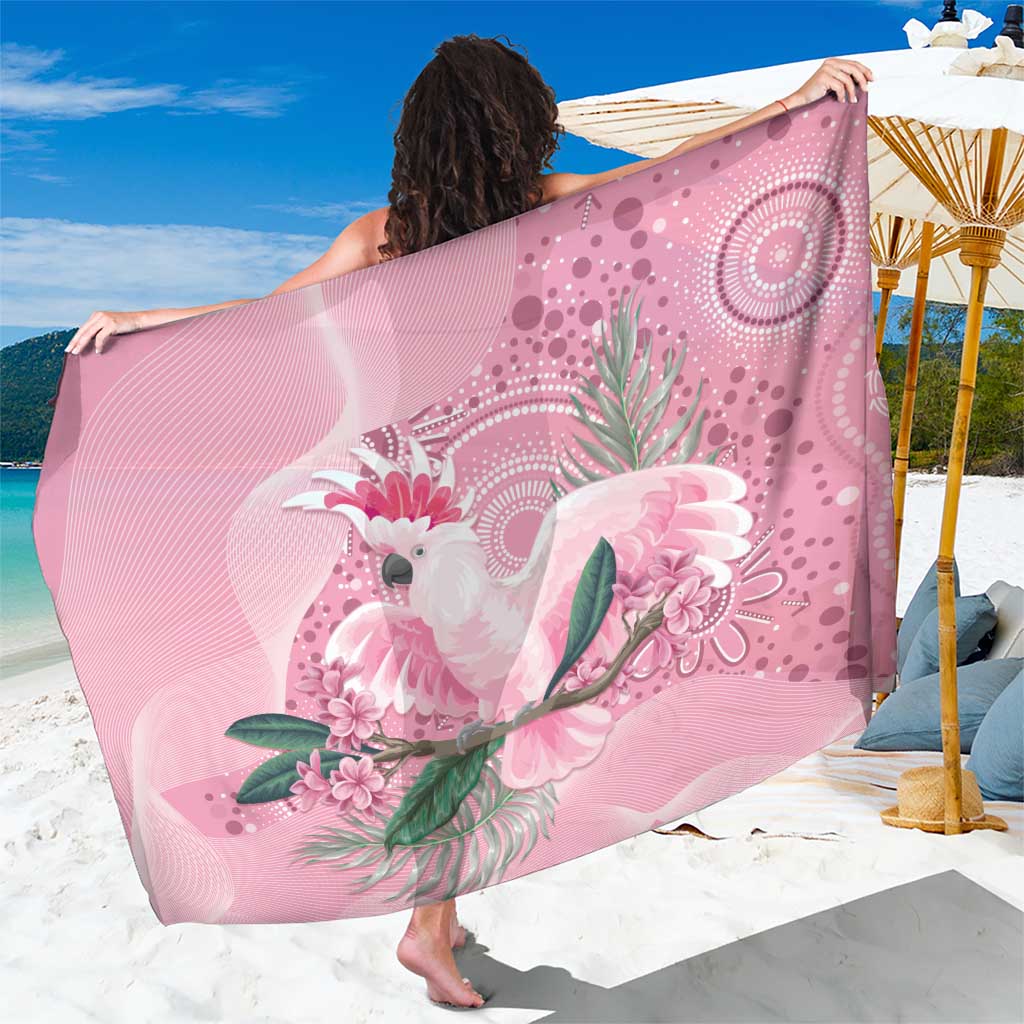 Pink Cockatoo Australia Sarong Aussie Cacatua Leadbeateri - Aboriginal Art