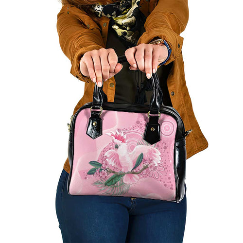 Pink Cockatoo Australia Shoulder Handbag Aussie Cacatua Leadbeateri - Aboriginal Art