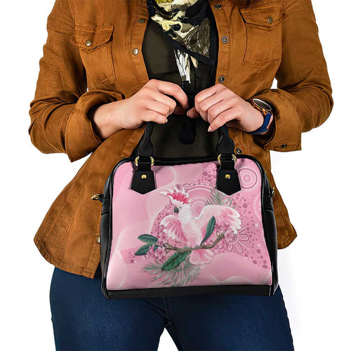 Pink Cockatoo Australia Shoulder Handbag Aussie Cacatua Leadbeateri - Aboriginal Art